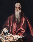 St.Jerome as a Cardinal El Greco